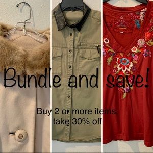 Bundle Deal!! 30% off 2 or more!